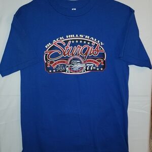 Alstyle Blue Sturgis Graphic Tee